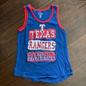 Girls Texas Rangers tank